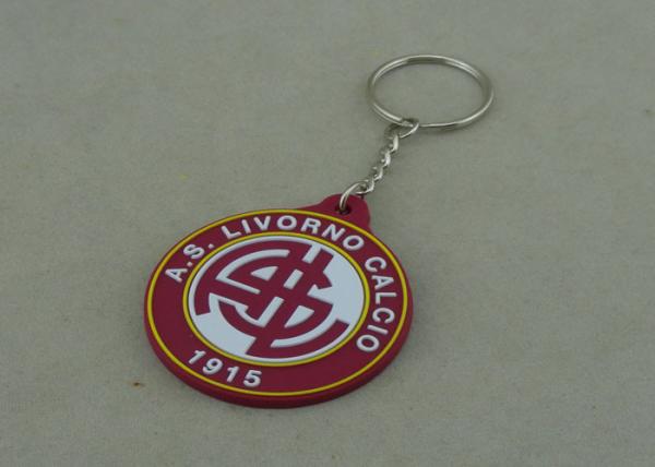 Promotional PVC Keychain Double Sides 2D Souvenir Soft Silicon OEM ODM