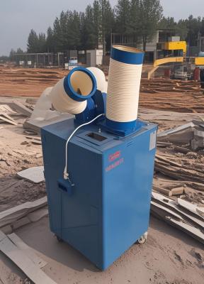 Unidad de refrigeración de aire portátil extraíble con cubierta metálica y bajo nivel de ruido de 48-57 dB