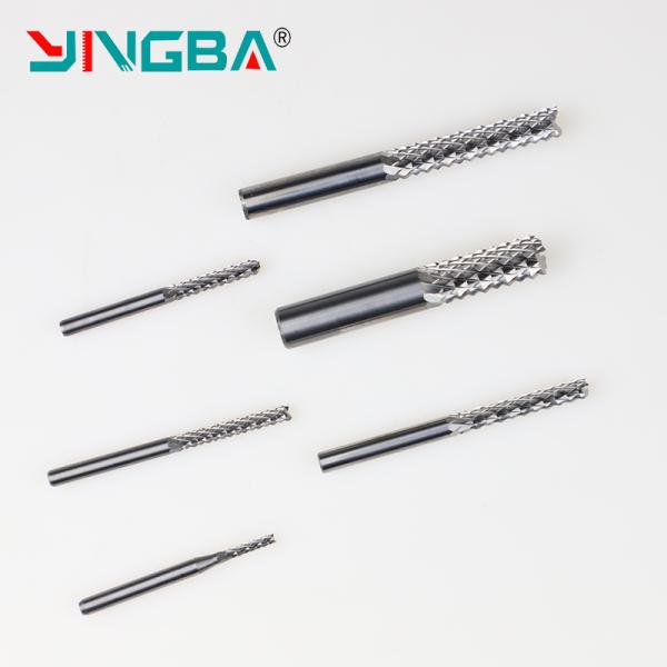 YingBa 4mm Carbide End Mill CNC Router de madera pedazos de aleación de PCB Maíz de molienda cortador de corte de madera eficiente herramientas fronterizas