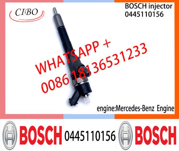 BOSCH injetor 0445110156 Common Rail fuel Injector A6480700187 0986435135 0445110156 for Mercedes-Benz 2.2CDi/2.7CDi