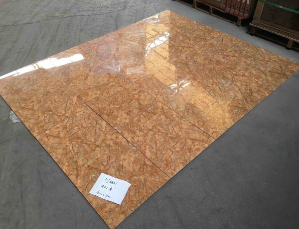 400x800mm Polished Glazed Gold Line Floor and Wall Tiles