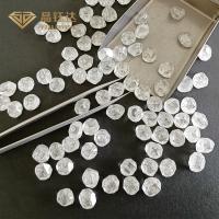 Diamantes projetados crescidos da cor VVS dos diamantes DEF de TNT HPHT laboratório áspero claridade branca
