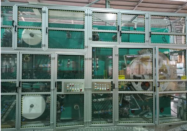 Full Servo Siemens System 300kw 1200PPM Panty Liner Equipment
