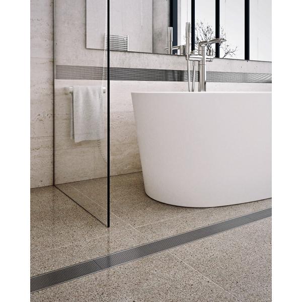 Modern Simple Fashion SS 304 316 Stainless Steel Linear Showroom Floor Drain Invisible