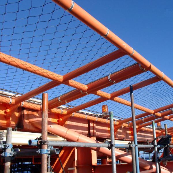 AISI316 Stainless Steel Cable Mesh Safety Mesh Anti Falling 1.5mm Opened Ferrule