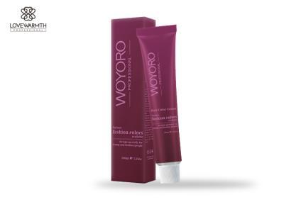 Volume que permanente duradouro do creme 100ml da cor do cabelo nenhum cabelo danificou para o salão de beleza