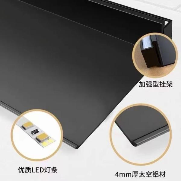 Aluminum Alloy Wall Shelf for Living Room Bathroom Bedroom Bookshelf Oxidation Surface