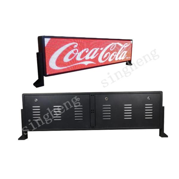 Truck Mounted Rear Window Led Sign , Bus Window Display High Level Protection
