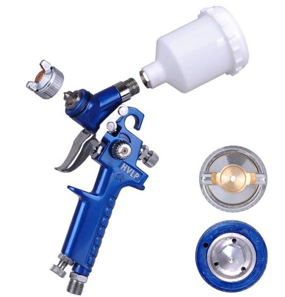 Acid-Proof Gravity Type Painting Tools High Volume Low Pressure Mini spray Gun Stainless Steel Nozzle