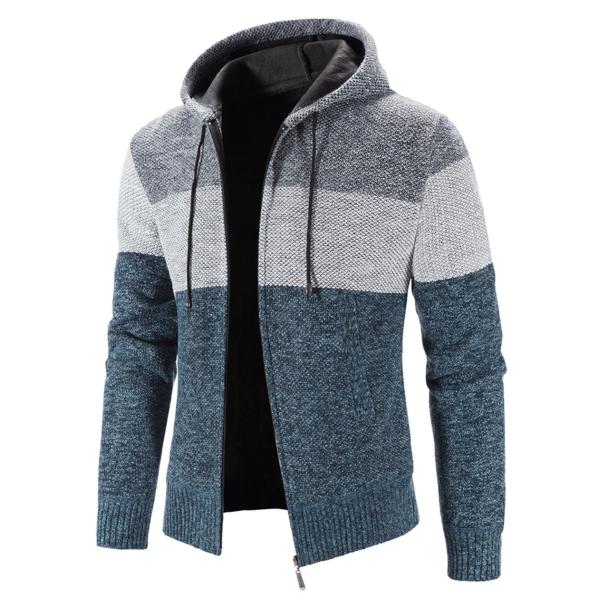 Men's Long Sleeved Sweater Coat Casual Men's Clothing Coats and Jackets for Big Sizes