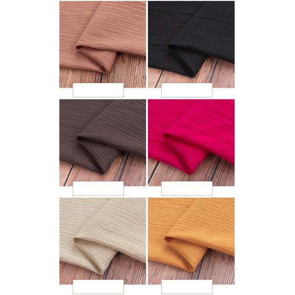 4 слоя 125-130GSM Crinkle ткань марли ткани марли красная