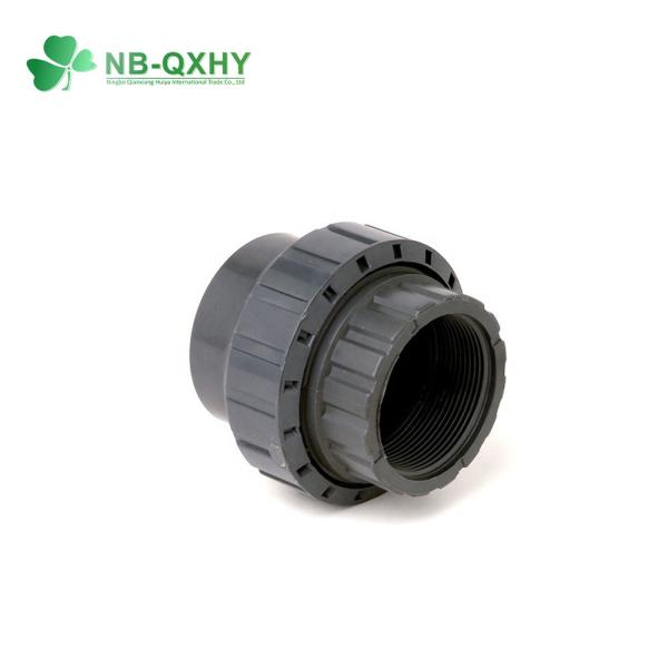 PVC CPVC Plastic Union Ball Valve 1/2 Female Threaded Sch40/80 BS JIS DIN Union