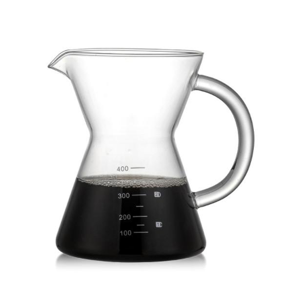 Morden Stainless Steel Coffee Pot / Silver Manual Drip Coffee Maker