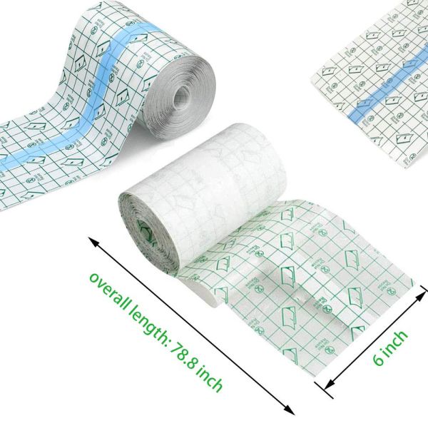 Custom Printed PU Tattoo Protection Film Skin Safe Transfer Film For Body 20cmx10m