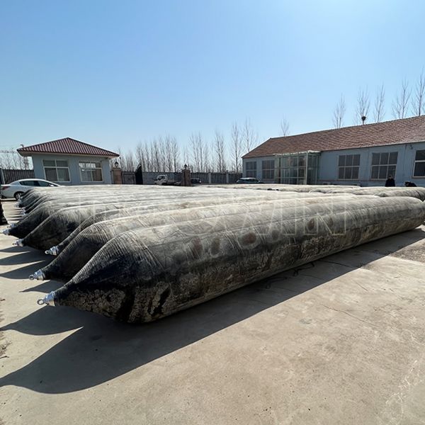 Heavy Duty Ship Launching Marine Rubber Airbags ISO 14409 Compliant