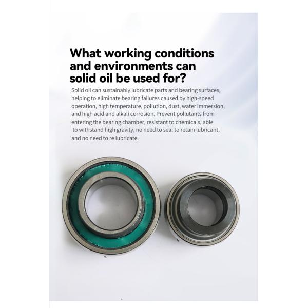 Rodamiento exterior esférico rodamientos sólidos de aceite de alta capacidad de carga libre de mantenimiento