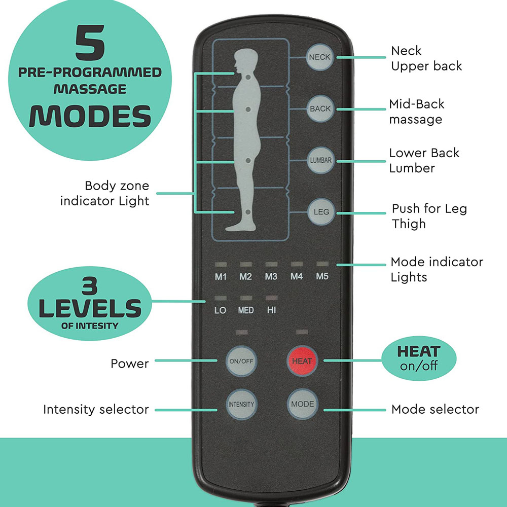 Heating Video Massaging Mattress Adult Topper Bed Vibrator Massage Mattresses