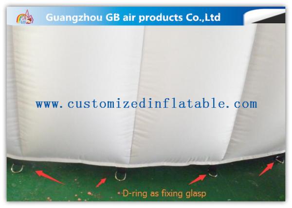 Quadruple Stitching Inflatable Air Tent Event Dome Tent With White Igloo
