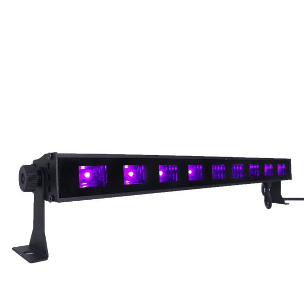 27W 9 LED Purple UV LED Black Light Bar Outdoor Indoor 395 - 400nm