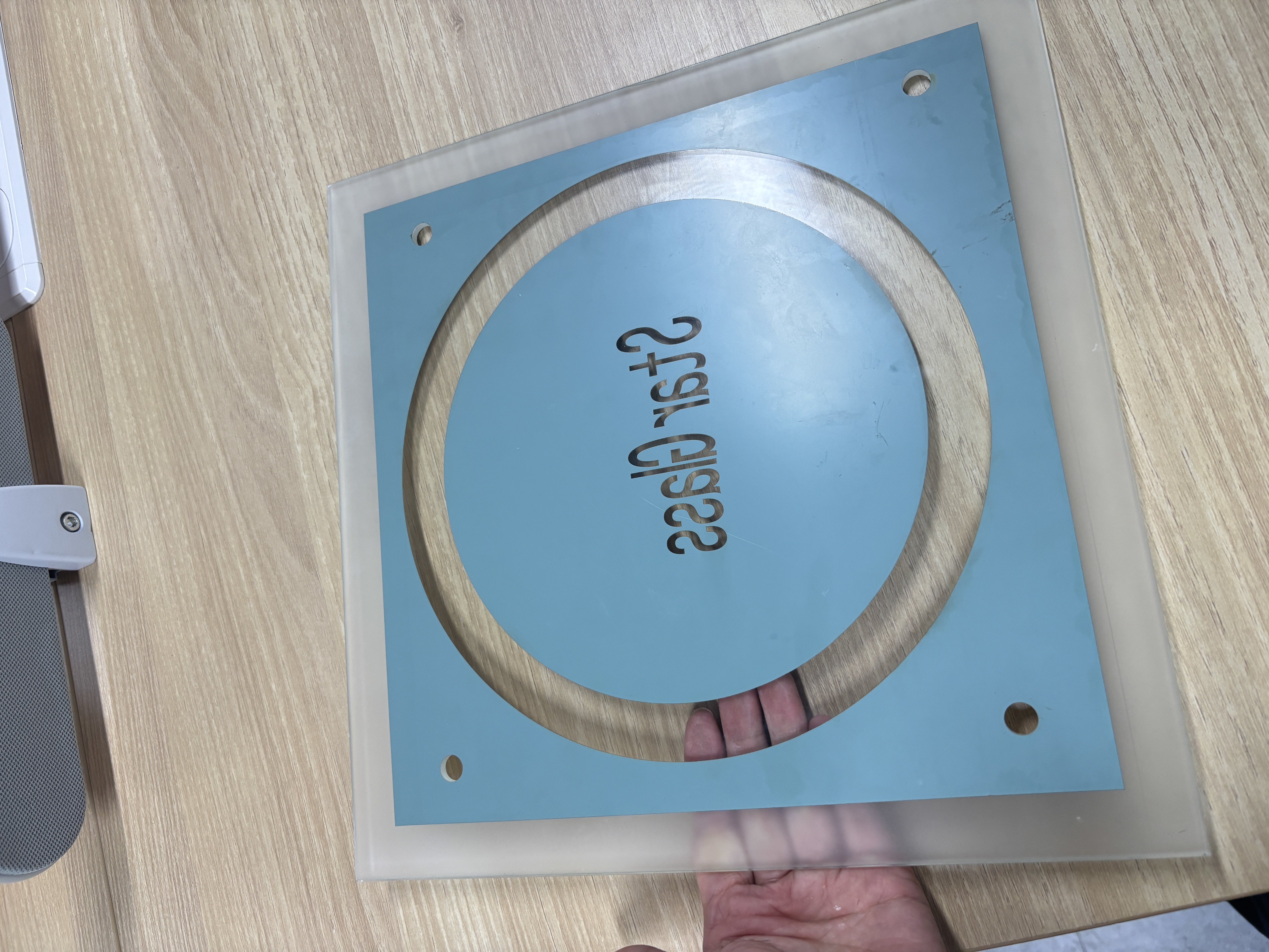 2400*1300mm High Precision Laser Sandblasting Machine For Smart Mirror Sandblasting