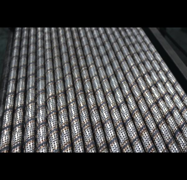 Chromium Carbon Perforated Steel Pipe With Zinc Based Coated Metals Industrial