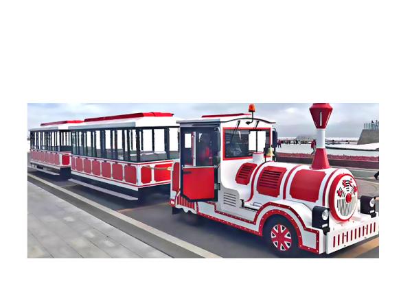 Shopping Mall Use Lovely Kids Electric Ride On Train , Trackless Train Ride