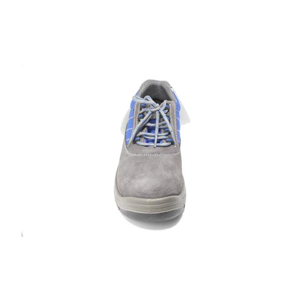 Suede Leather Upper Fashionable Athletic Safety Shoes For Workplace Mesh Lining