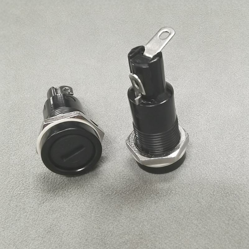 H3 5x20MM Glass Ceramic Tube Panel Mount 10A 250V Waterproof Fuse Holder