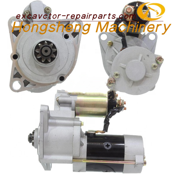 WM002T64272 Excavator Starter Motor 24 Volt 9T 3.2KW Carter E307 E70B 4D31 4D32