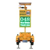 Radar de tráfico portátil con panel solar de 100W
