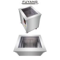 Líquido de limpeza ultrassônico industrial customizável 96L de aço inoxidável 3000W das peças