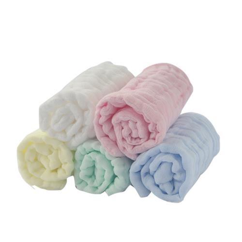 MW-001 Baby Muslin Washcloths 100% Natural Cotton Baby Wipes Super Soft Face Towel for Sensitive