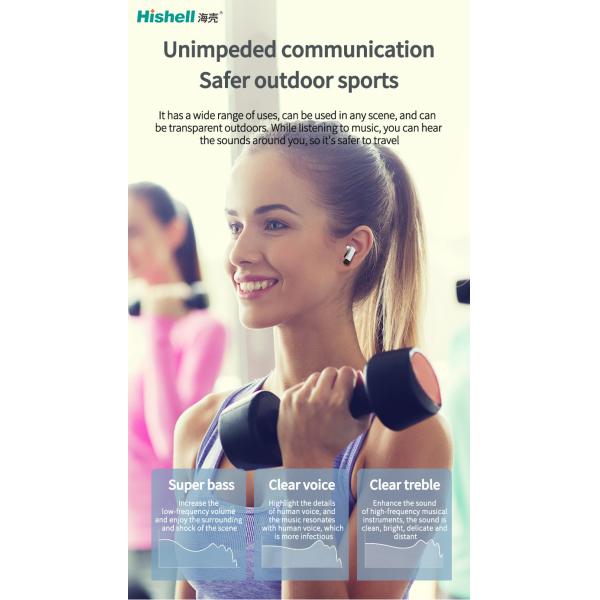 Шлемофона Bluetooth спорт BT5 IPX4 соединение водоустойчивого стабилизированное