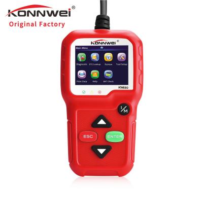 L'appui diagnostique du scanner KW590 de voiture AD310 de moteur d'appareil de contrôle de voiture multi-funtional de konnwei a lu et imprime des données de DTC sur le PC