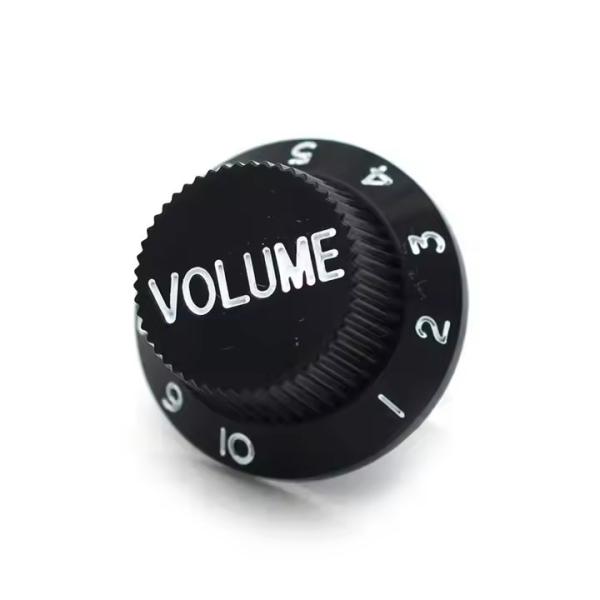 6X18T Splined Guitar Volume Control Knob for Precise Sound Control
