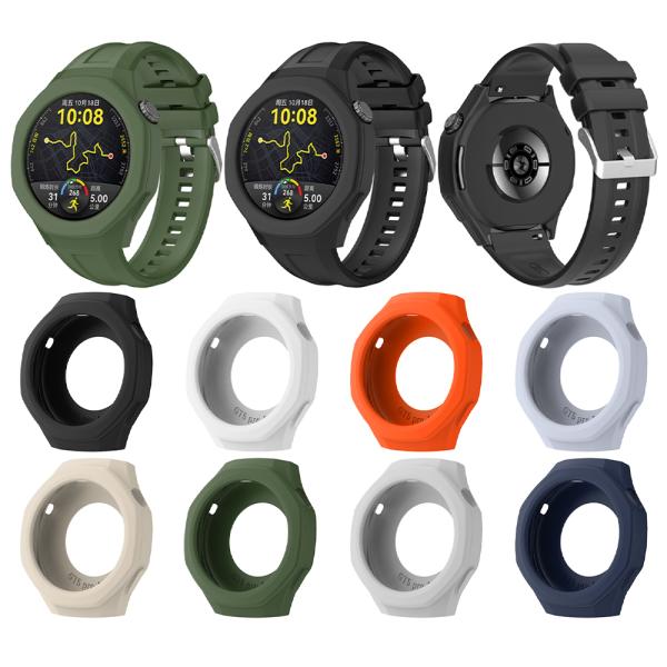 Eraysun Silicone Case Waterproof for Huawei Watch GT5 Pro 46mm Protector Frame Protective Case Smart Watch Case