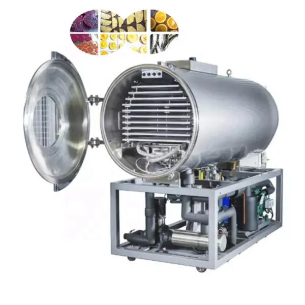 70mm Commercial Vacuum Food Freeze Dryer Machine 300kgs For Fruit And Vegetable