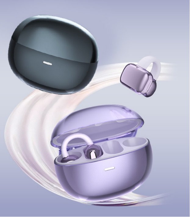 ABS-PC ear clip Bluetooth earphones