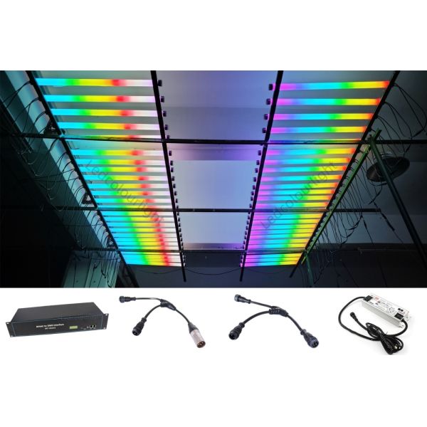 16x512 DMX Channels Artnet to DMX Controller for Stage Pixel Lighting Control
