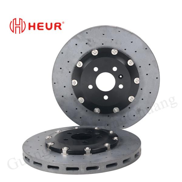 Heur Brake Carbon Ceramic Brake Disc For Mercedes Benz BMW Audi Upgrade Size From 355MM-440MM