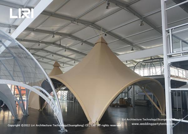 Large Teepee Glamping Tent In Wild Life Designed By Aluminum Alloy Frames