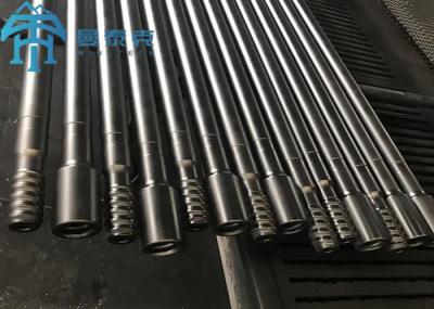 T38 Top Hammer Mining Hard Rock Thread Drill Rod Round / Hexagonal