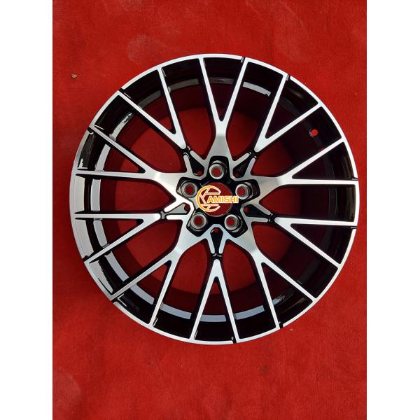 Black Glossy ET29 19 Inch Aluminum Rims , Black 5x120 19 Inch Rims