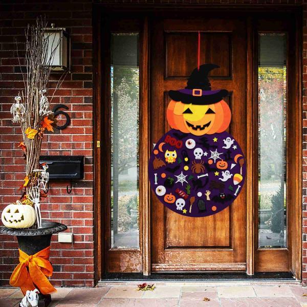 Indoors EN71 Felt Handicraft Halloween Decor For Kids