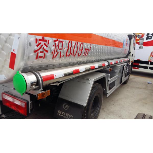 ржавчина тележки доставки топлива нержавеющей стали 8000Л устойчивая для Петорл/дизельного дозаправлять