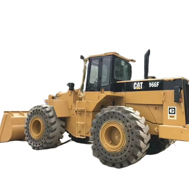 Popular second-hand wheel loaders CAT 966F, CAT 966H, and 950F for sale in Japan