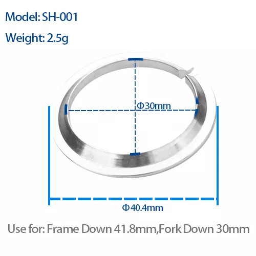 Mountain Road Bike Spare Parts Fork Headset Washer Bearings Heatparts