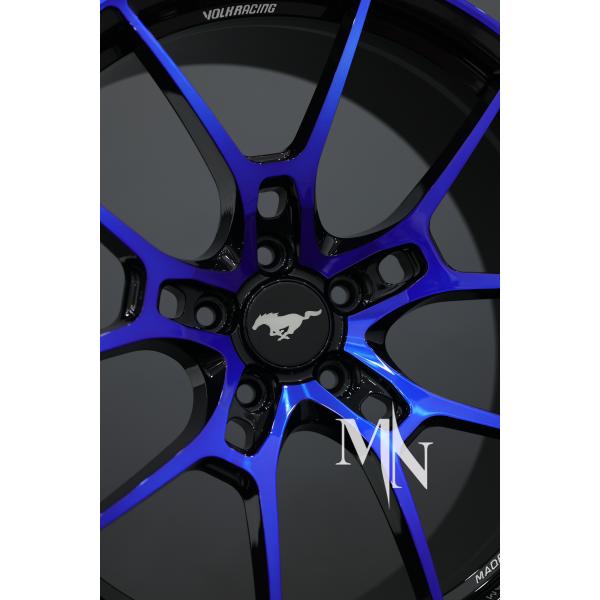 Volk Racing Rays G025 Blue Wheels Forged Wheels