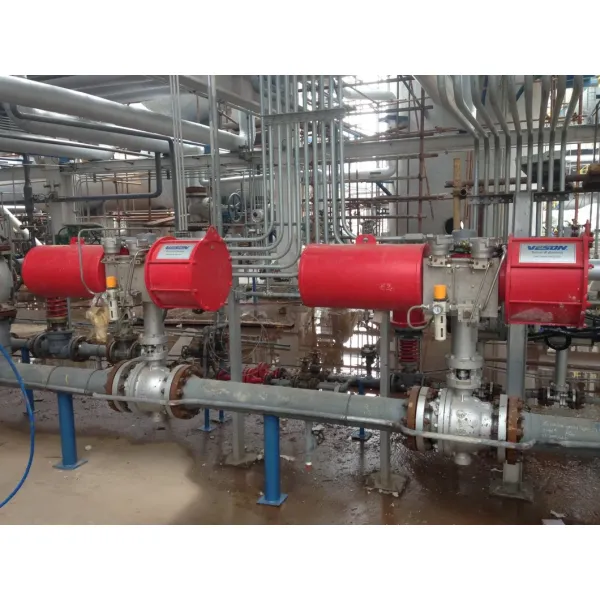 Pneumatically Operated Emergency Shut Down Valve (ESDV) with Integrated Control Panel and CE & SGS Certification for Safety Instrumented Systems
