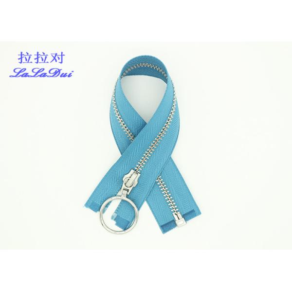 20 Inch Metal Separating Zipper For Doll Clothes 5# Open End Black Jacket Zipper